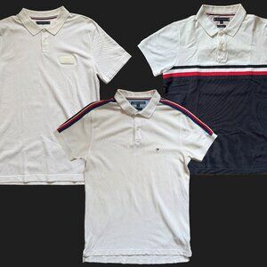 3 Polo Tommy Hilfiger Shirts - White - Medium